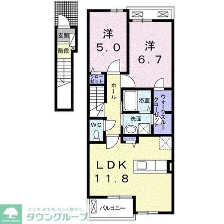 メゾン・グラースの物件間取画像